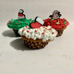Cup cakes navideños